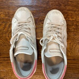 Philippe Model White and Pink Sneakers